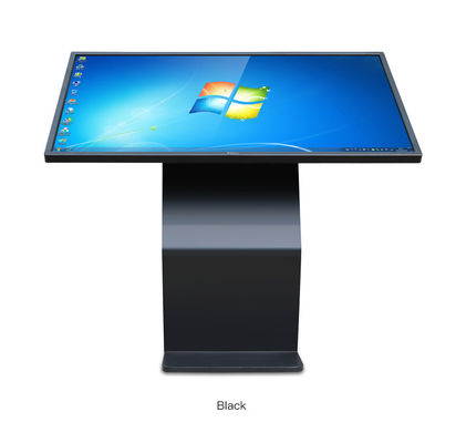 65&quot; máquina eletrônica horizontal da pergunta do painel LCD do toque da rede do Signage HD Wi-Fi