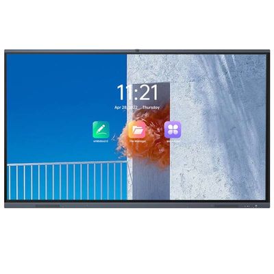 H10S 75&quot; monitor interativo esperto do tela táctil da escola 4K do tela plano