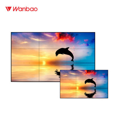 Tela de emenda interna 46&quot; do LCD exposição de parede da tevê Lcd com brilho