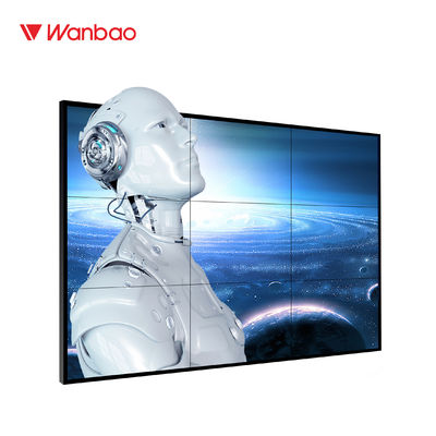 46 parede estreita de emenda super da tevê da moldura 6.3mm 3x3 LCD da tela do LCD da polegada