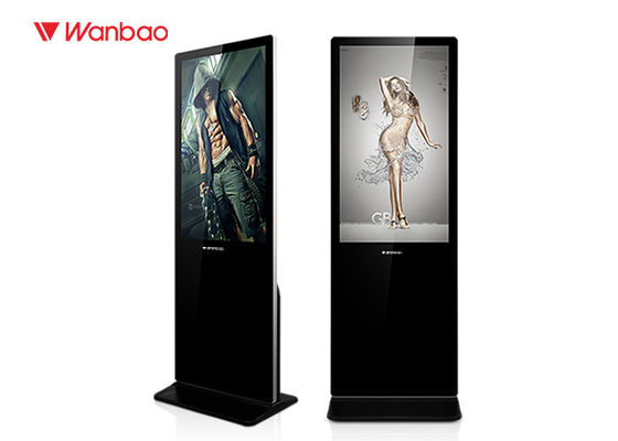 Assoalho de Android que está o jogador da propaganda do LCD 43&quot; 50&quot; 55&quot; 65&quot; opcional