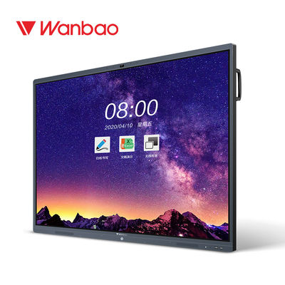 LCD infravermelho Smart Whiteboard interativo 4K 75 polegadas