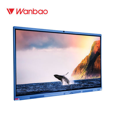 Painel de exposição interativo esperto 55&quot; 65&quot; 75&quot; do diodo emissor de luz multi ODM do OEM do tela táctil