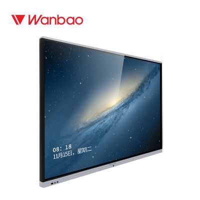 4K tela táctil Whiteboard interativo fixado na parede para a sala de aula