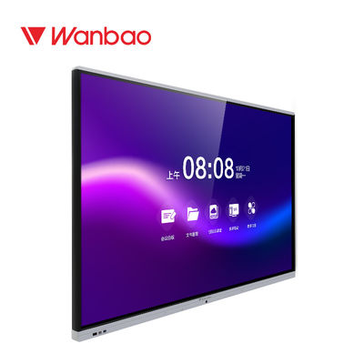 4K tela táctil Whiteboard interativo fixado na parede para a sala de aula
