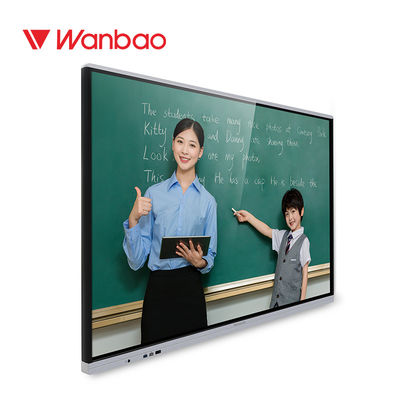 20 pontos da educação Whiteboard interativo do toque multimédios de 65 polegadas