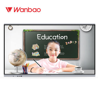 86 da sala de aula interativa esperta do tela plano 4K Digitas da polegada sistema duplo