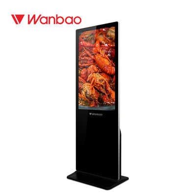 Assoalho sozinho do suporte que está o jogador da propaganda do LCD shopping de 43&quot; 55&quot; 65 polegadas
