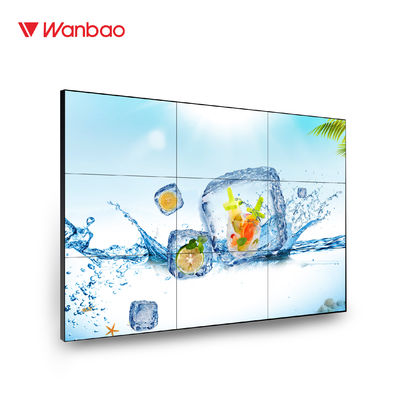 Tamanhos de emenda da tela do LCD do tela táctil grandes visualização ótica rachada de 49 polegadas