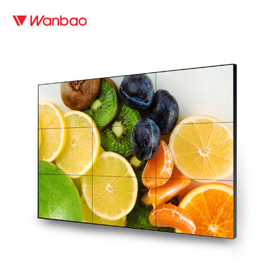 Tamanhos de emenda da tela do LCD do tela táctil grandes visualização ótica rachada de 49 polegadas