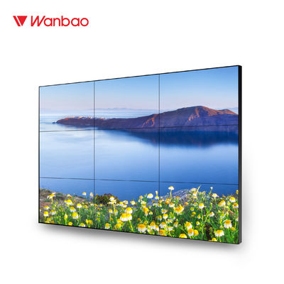 Tamanhos de emenda da tela do LCD do tela táctil grandes visualização ótica rachada de 49 polegadas