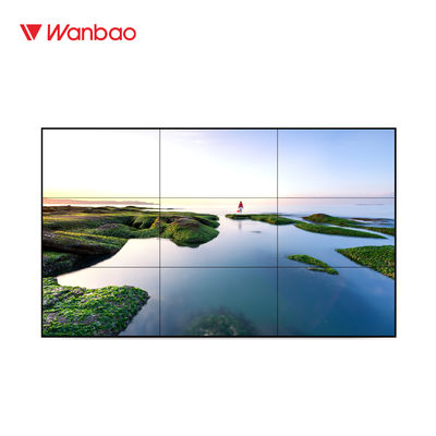 Painel video do tela táctil do LCD da parede 46 polegadas com grandes tamanhos da moldura sem emenda