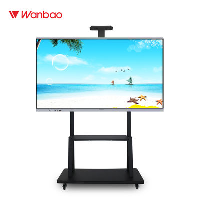 Indicação digital interativa esperta fixada na parede de Whiteboard 4K para o escritório