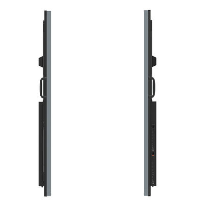 Whiteboard com o tela plano interativo do suporte para o ensino e a conferência