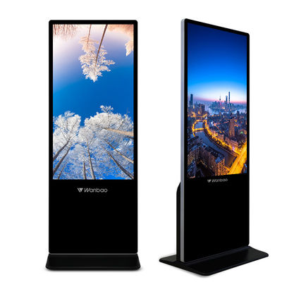 55 tela táctil do totem do Signage da polegada 4k Android Digitas