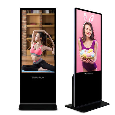 55 tela táctil do totem do Signage da polegada 4k Android Digitas