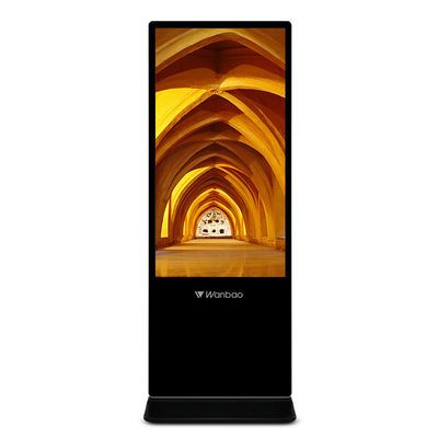 O tela táctil Android moderou a exposição de anúncio de vidro 55&quot; do quiosque
