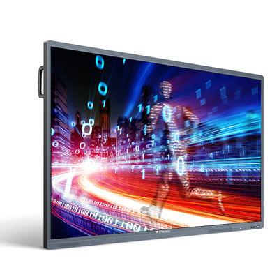 Android 9,0 Digitas Whiteboard interativo 86 tela plano da reunião do escritório do painel LCD de um toque de 100 polegadas