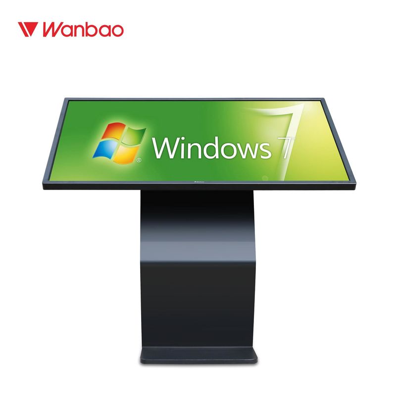 Toque todo do quiosque do hospital em uma exposição de Windows LCD da máquina da pergunta para a alameda