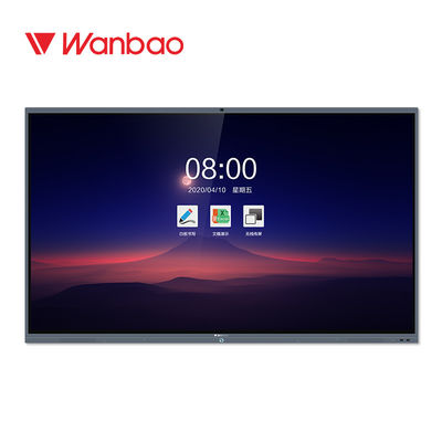 Equipamento educacional eletrônico da placa esperta interativa de Digitas para a polegada de /65/75/86/100 das escolas 55